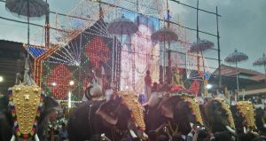 Kottayam Pakal Pooram Elephants Names
