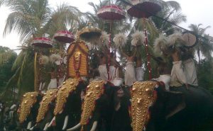 Thirumandhamkunnu Pooram Live event